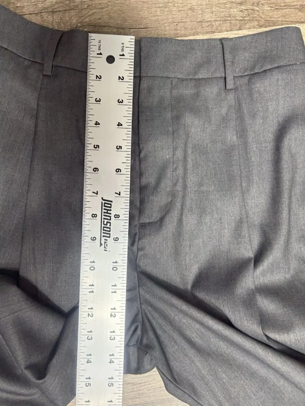 Scotch & Soda Women's Rose Trouser Pants High Rise Wide Leg Grey W29 L28 READ